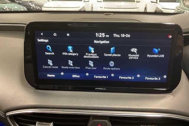 Hyundai SANTA FE 1.6 TGDi Plug-in Hybrid Ultimate 5dr 4WD Auto Black