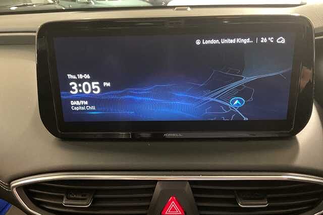 Hyundai SANTA FE 1.6 TGDi Hybrid Ultimate 5dr Auto Black