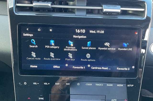 Hyundai TUCSON 1.6 TGDi Hybrid 230 Premium 5dr 2WD Auto Black