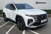 Hyundai TUCSON 1.6T 239 Hybrid Black Line 5dr Auto White